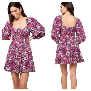 NEW L Space Cassidy Swimsuit Coverup Dress Butterflies Wings N Things Medium